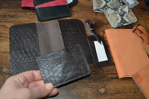 Personalized leather accessesories annyversary gift