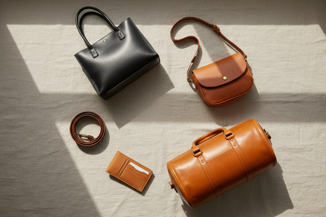 Timeless handmade leather accessories wallet bag