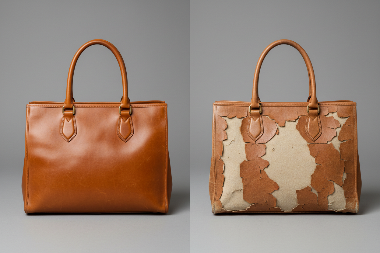 Genuine leather bag durability handmade quality