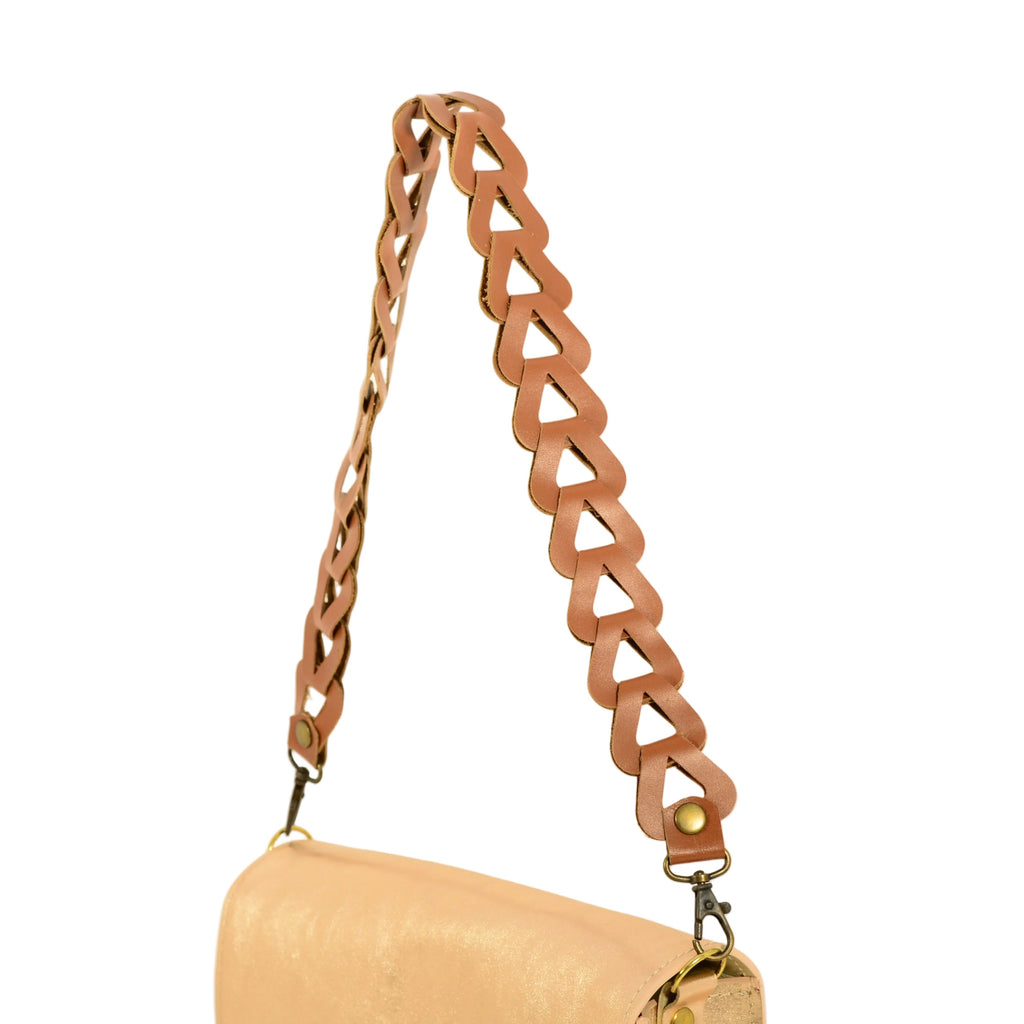 Braided Leather Bag Strap – Handmade Genuine Leather Replacement Handle - Nadin's Leather Studio