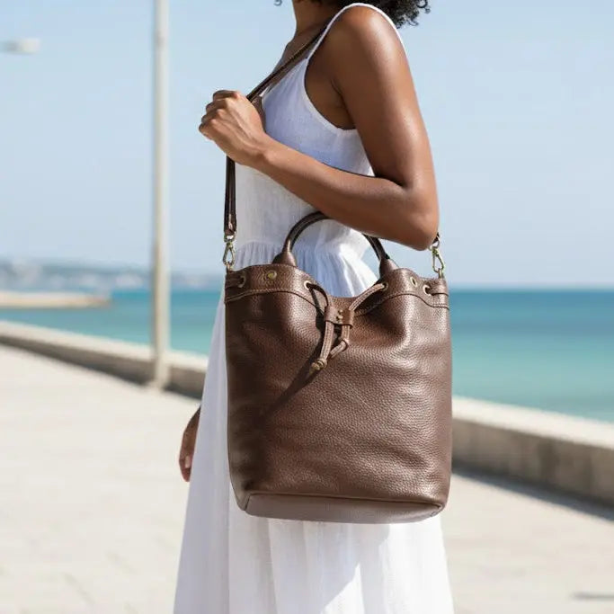 Handmade Convertible Leather Backpack 3-in-1