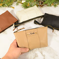 Personalized leather purse