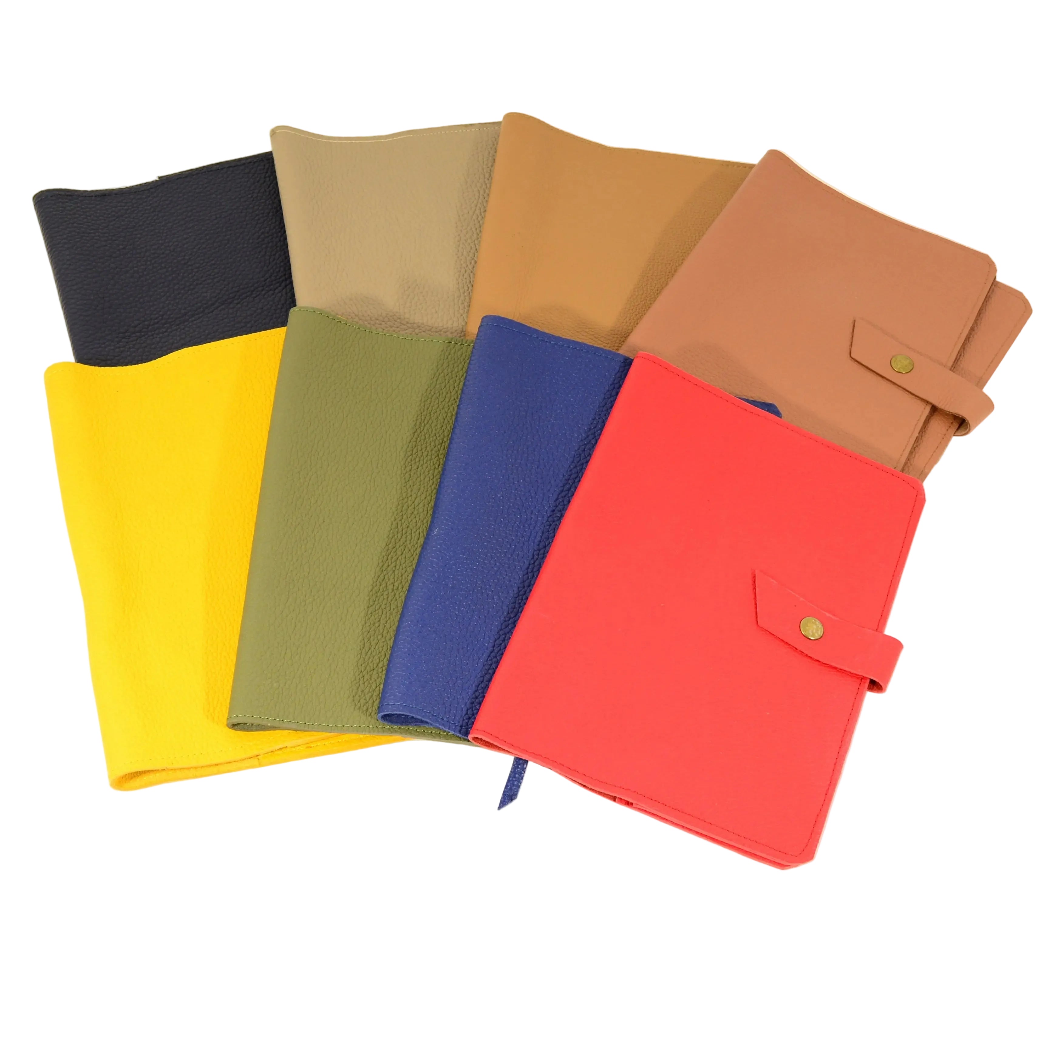 Луксозни кожени корици за книга или тефтер A5 - Nadin's Leather Studio