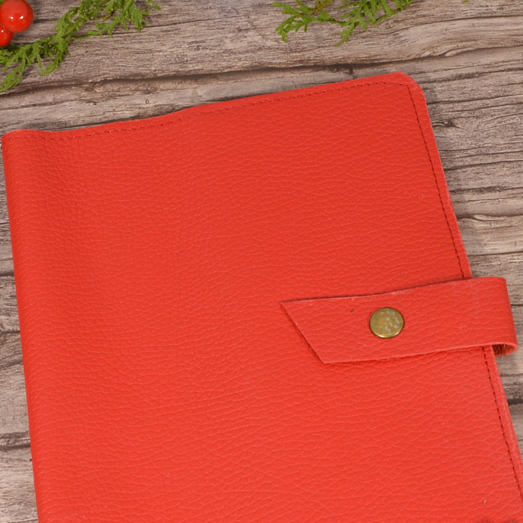 Leather A5 Notebook Cover | 8 Colors, Engraving Option, Handmade - Nadin's Leather Studio