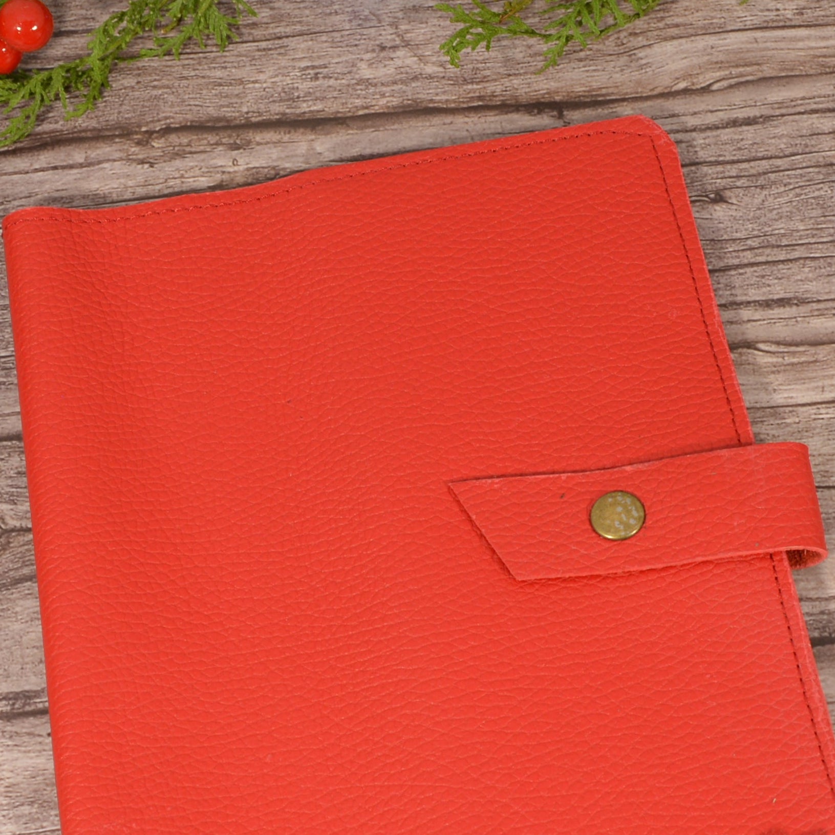Leather A5 Notebook Cover | 8 Colors, Engraving Option, Handmade - Nadin's Leather Studio