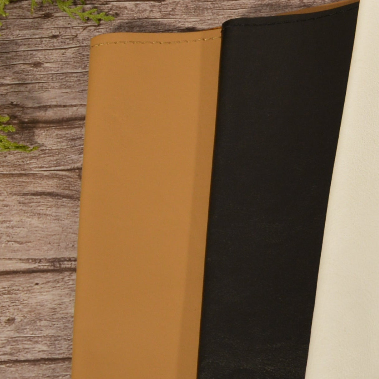 Leather A5 Notebook Cover | Brass Clasp, Personalized, Handmade - Nadin's Leather Studio