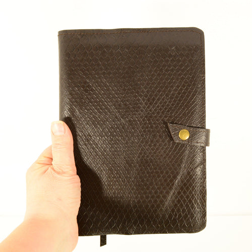 Leather A5 Notebook Cover with Notebook | Handmade, Genuine Leather - Nadin's Leather Studio
