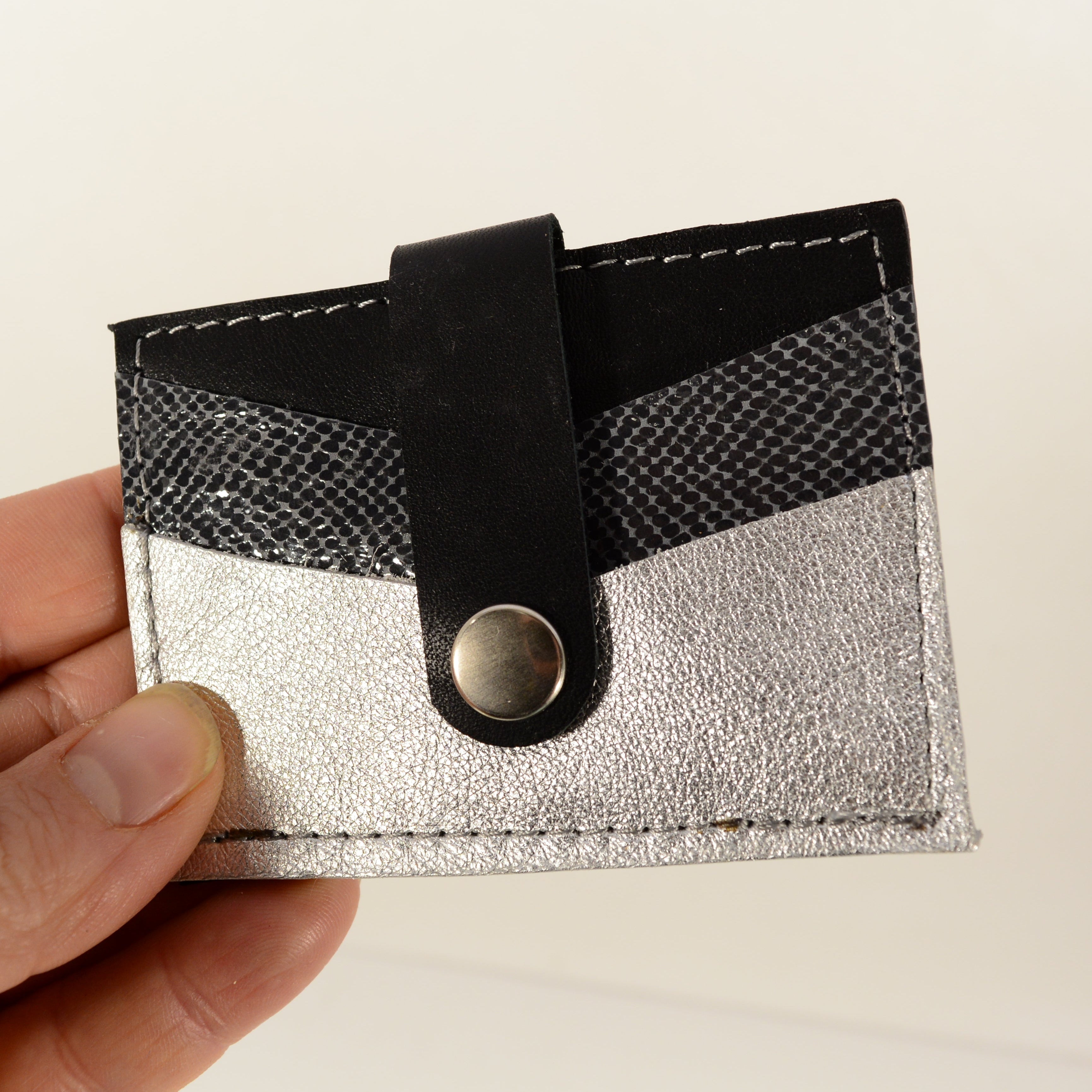 Leather Cardholder — Handmade from Natural Leather - Nadin's Leather Studio