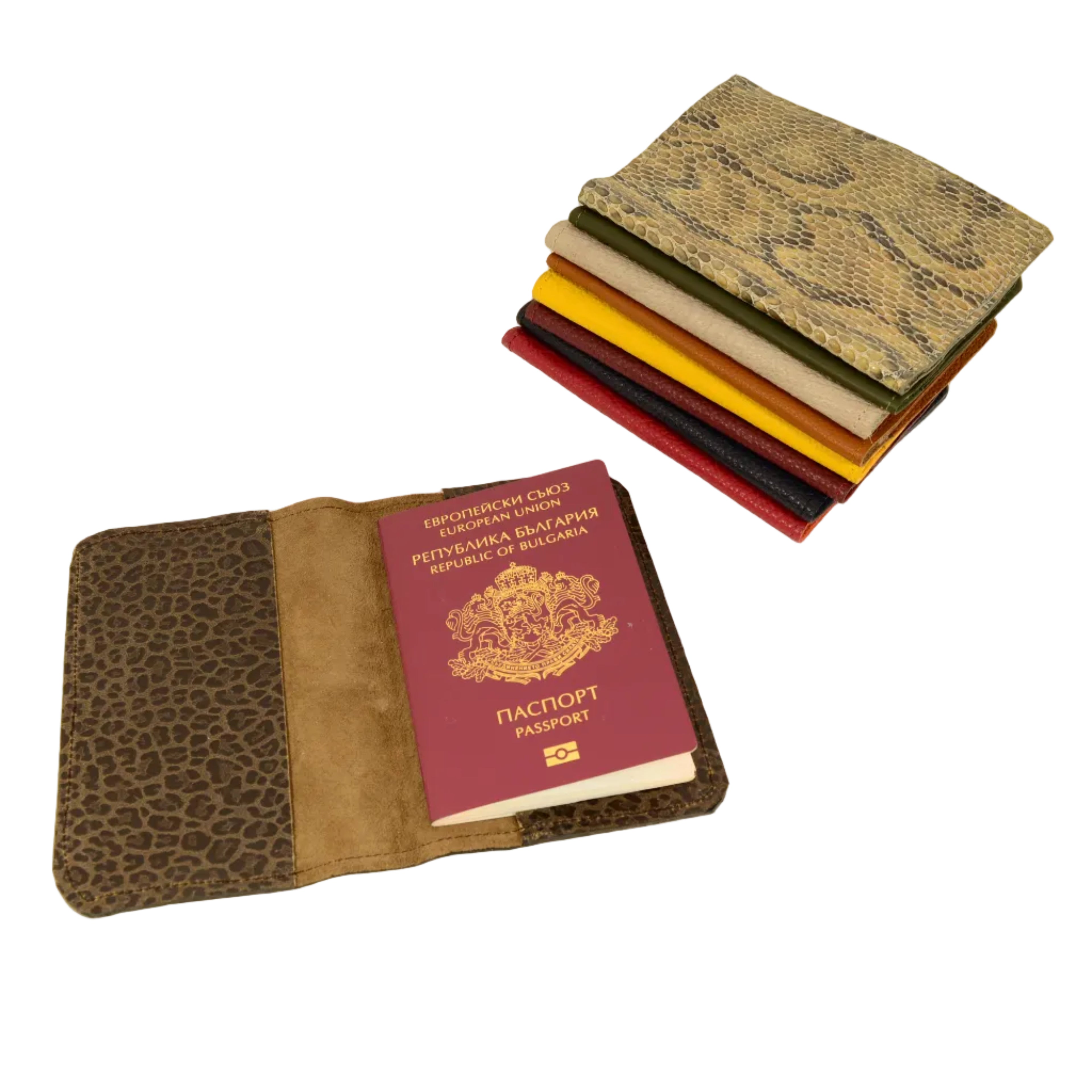 Leather Passport Cover – Handmade from Genuine Leather | Holds 2 Passports - Nadin's Leather Studio