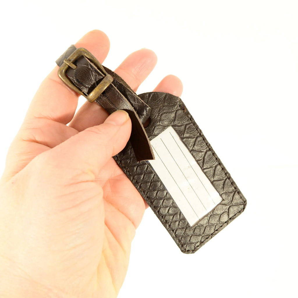 Аксесоари за самолет и куфар. Кожен комплект 3 в 1 - Nadin's Leather Studio