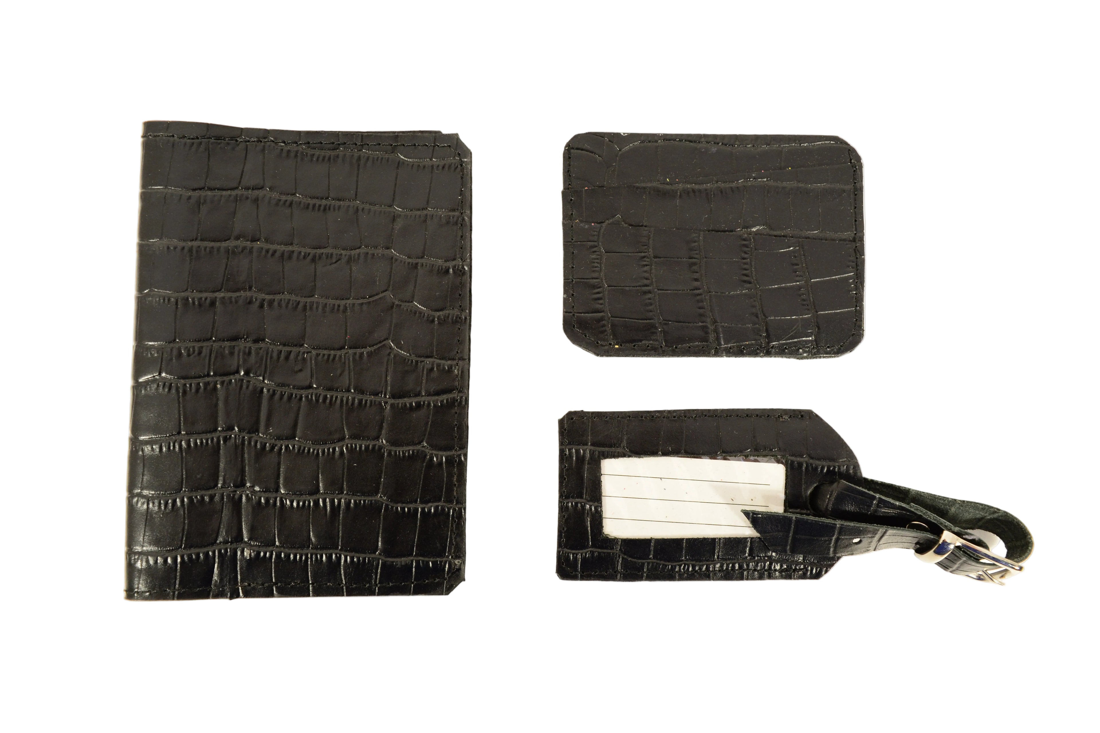 Луксозен кожен комплект за пътуване ръчна изработка – аксесоари от кожа - Nadin's Leather Studio
