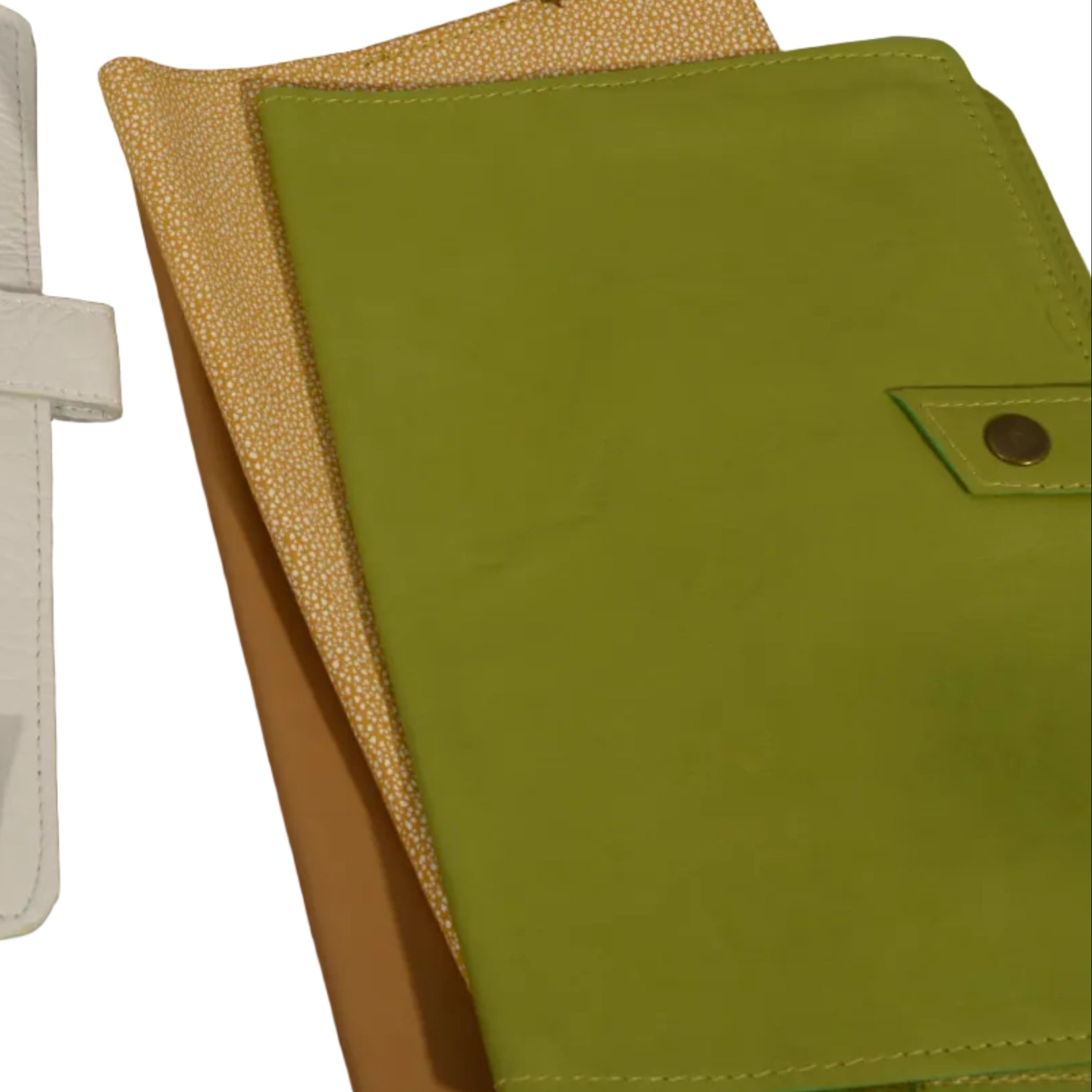Slim Leather A5 Notebook Cover | 7 Colors, Personalized, Handmade - Nadin's Leather Studio