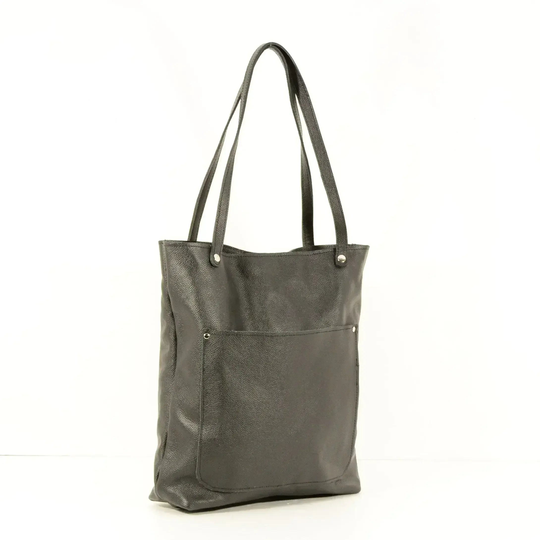Зелена мека кожена дамска чанта, 4 разцветки - Nadin's Leather Studio