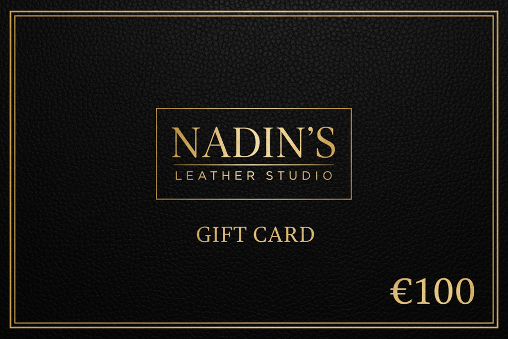 Кожена карта за подарък Nadin`s Leather Studio