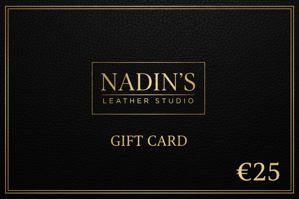 Кожена карта за подарък Nadin`s Leather Studio