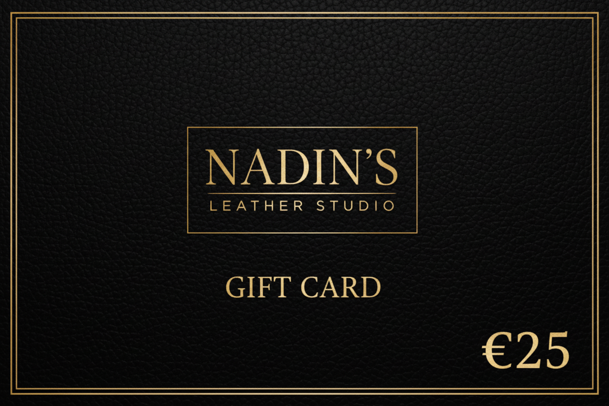 Кожена карта за подарък Nadin`s Leather Studio