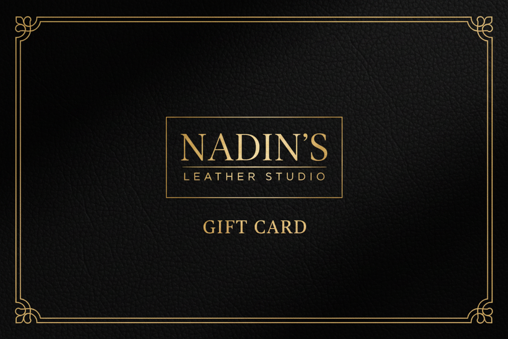 Кожена карта за подарък Nadin`s Leather Studio