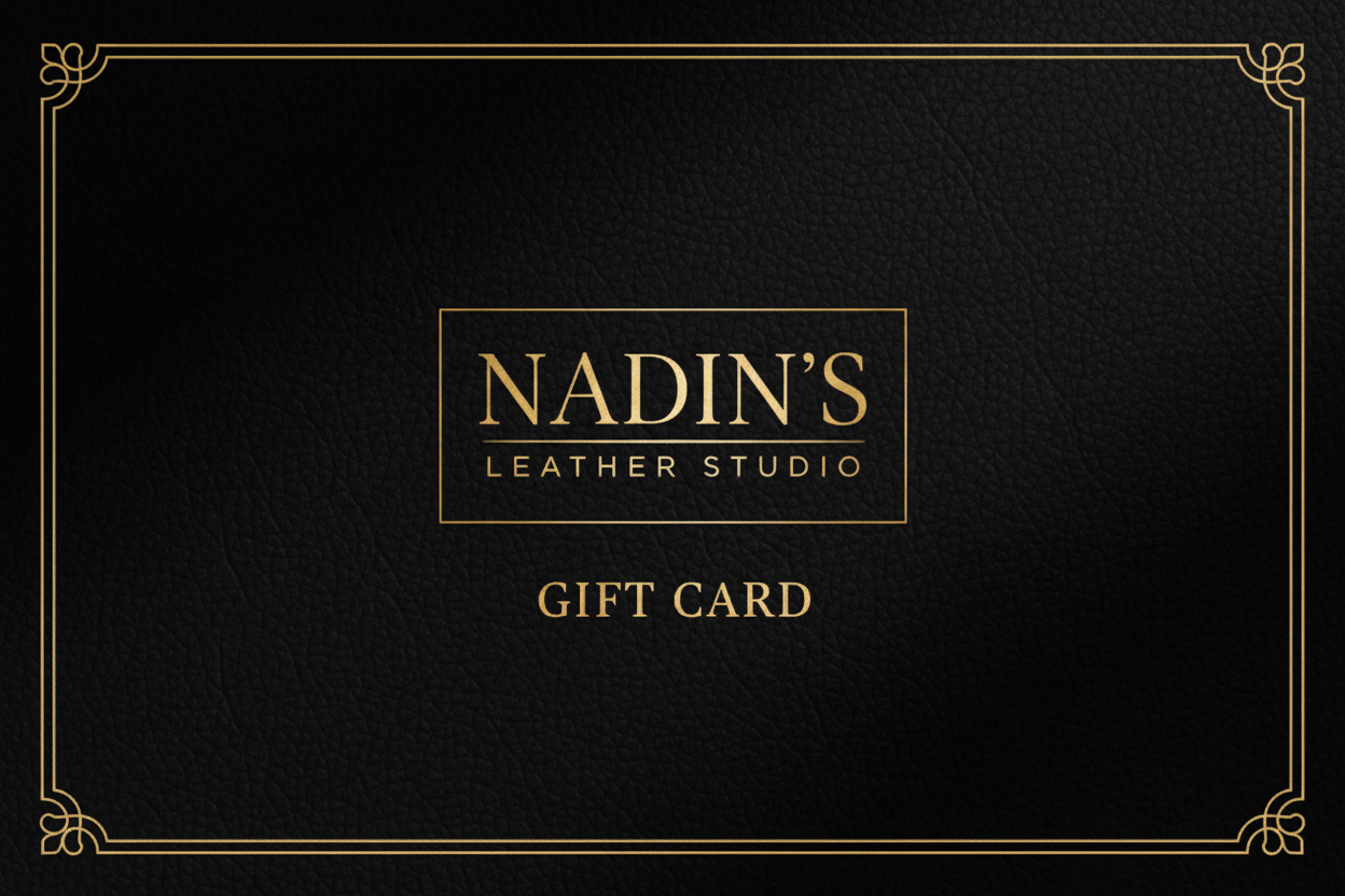 Кожена карта за подарък Nadin`s Leather Studio
